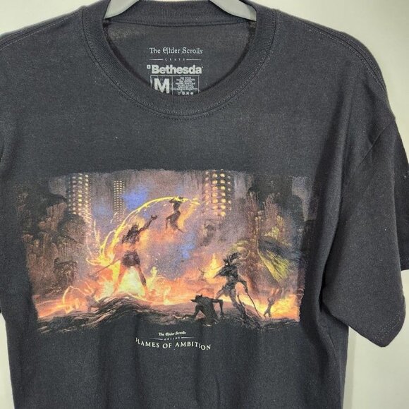 Elder Scrolls Online Flames of Ambition Shirt - Loot Crate Exclusive Size Medium - Picture 2 of 5